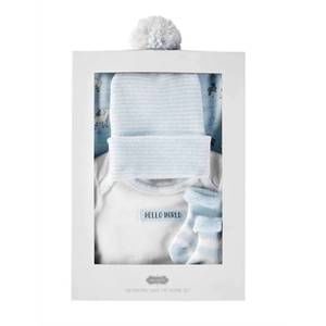 NEW MUDPIE newborn take me home set in blue
